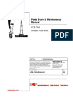 Parts Book & Maintenance Manual: UTB-75-D Unitized Hook Block