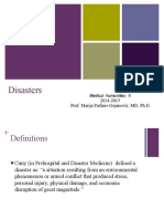 Disasters: Medical Humanities II 2014-2015 Prof. Marija Definis-Gojanović, MD, PH.D