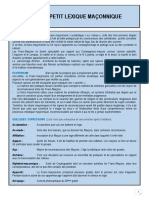 Petit Lexique Maconnique PDF