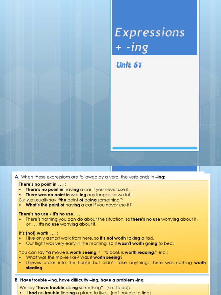 Using 