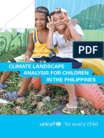 Climate Landscape Analysis For Children in The Philippines