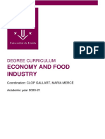 Economy and Food Industry