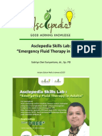 QnA Asclepedia Skills Lab - Emergency Fluid Therapy - Satriyo Dwi Suryantoro, DR., SP - PD PDF