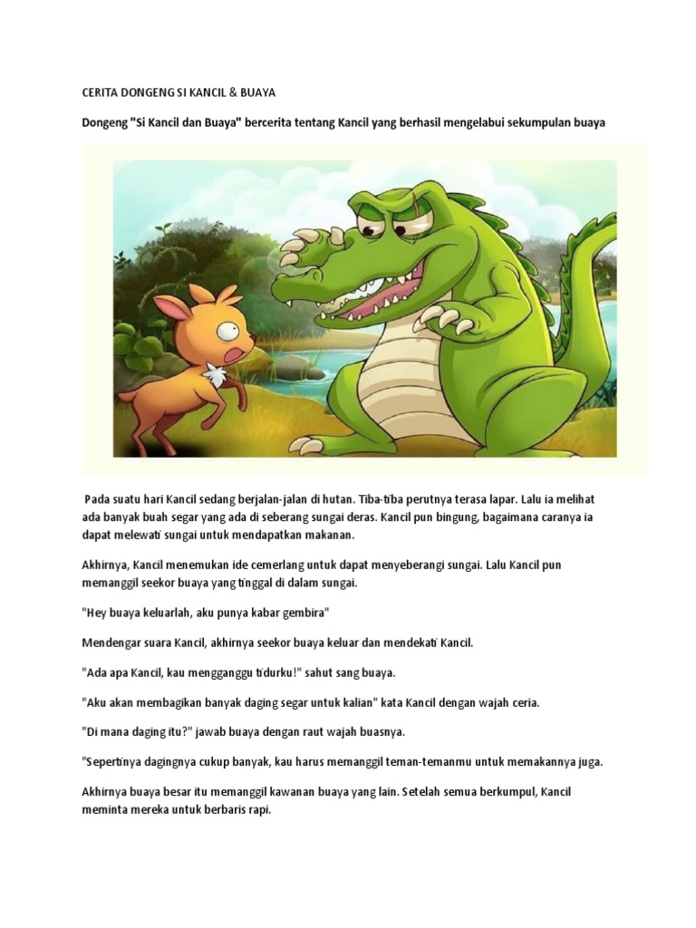 Cerita Dongeng Si Kancil Pdf