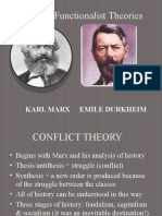 Conflict and Functionalist Theory