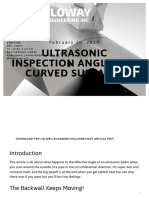 Ultrasonic Inspection Angles On Curved Surfaces - Holloway NDT & Engineering PDF