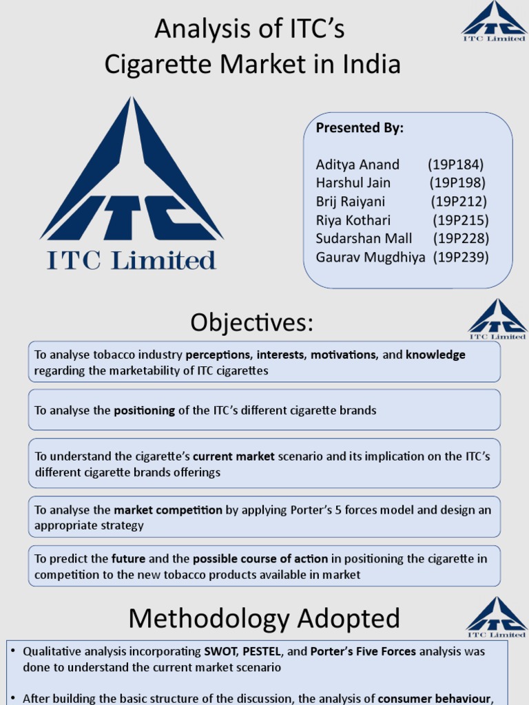 Analysis of ITC's Cigarette Market in India: Presented by | PDF ...
