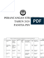 Perancangan Strategik Tahunan 2020 PSV