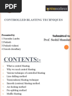 Controlled Blasting Techniques Overview | PDF