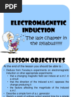 Electromagnetic Induction: The Last Chapter in The Syllabus!!!!!!