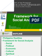 Framework For Social Analysis: BSSW Department of Social Work College of Humanities and Social Sciences