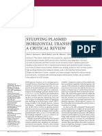 Studying Plasmid Horizontal Transfer in Situ: A Critical Review