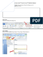 Starting Your Research - Formatting Title and 2nd Page