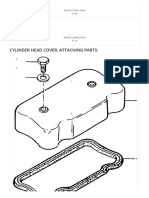 CYLINDER HEAD COVER, ATTACHING PARTS CD230 S - N 370720051 - Up Komatsu Part Catalog