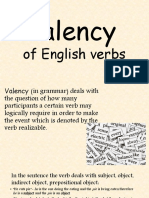 Valency: of English Verbs