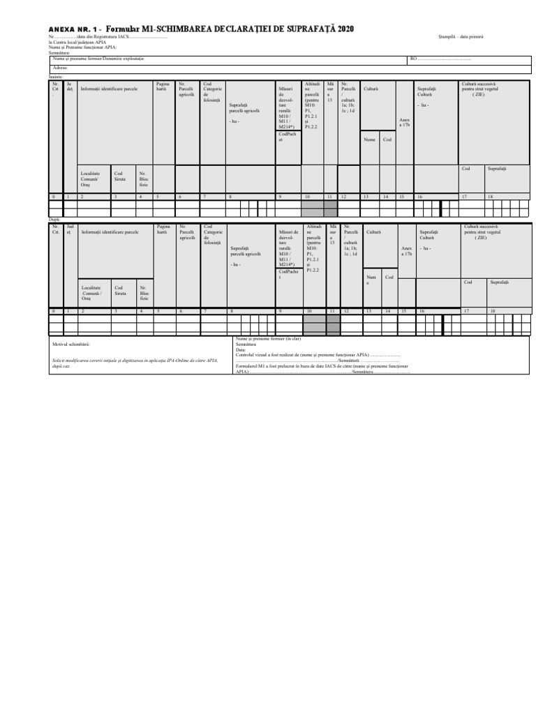 Formular M1 | PDF