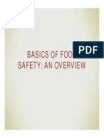 Basics of Food Safety: An Overview