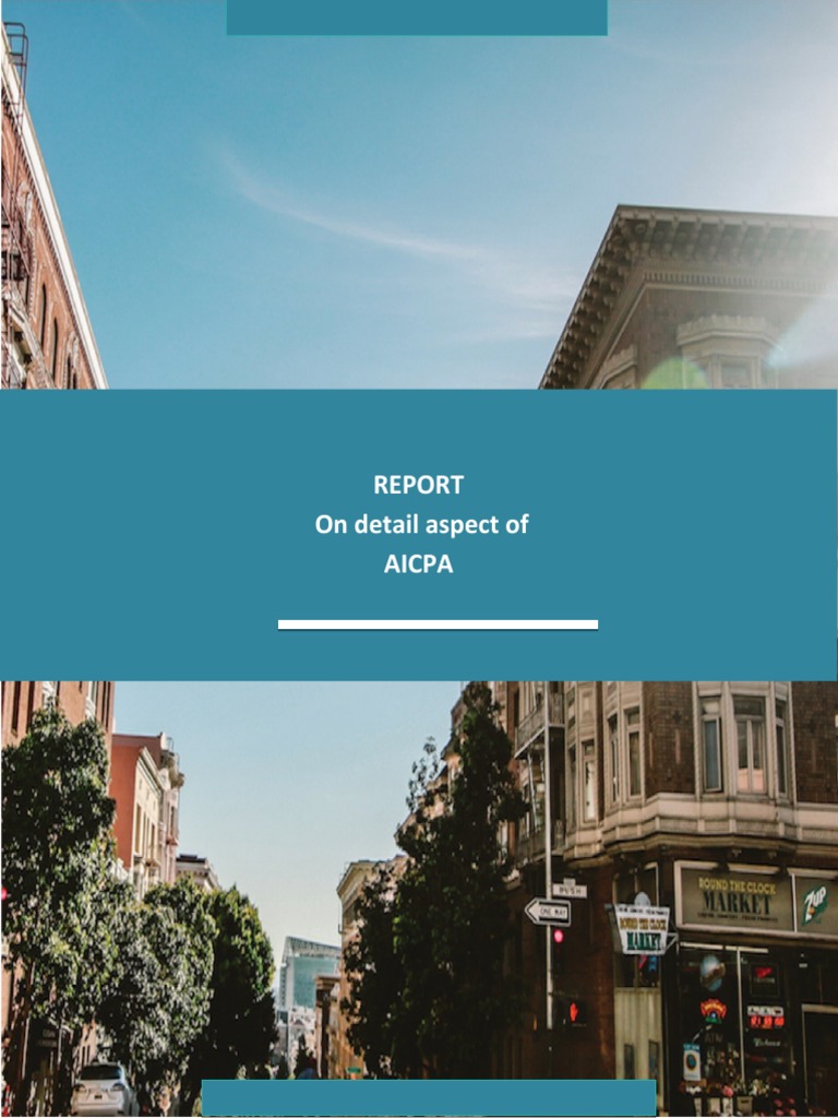 AUDITREPORT On AICPA PDF Certified Public Accountant Accounting