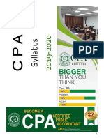 CPA Pakistan Syllabus 2019-2020 PDF