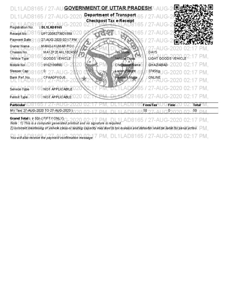Online Tax Payment Portal PDF Government Taxes