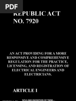 Republic Act NO. 7920