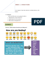 Week 1 - Adjectives PDF