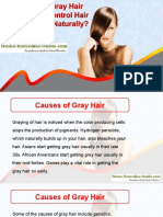 Causes and Natural Treatments for Gray Hair
