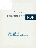 Abuse Prevention App - Research Paper (Engr. Madeeha Saeed)