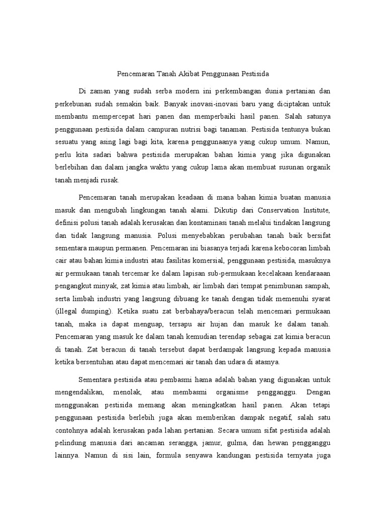 Mengurangi Penggunaan Pestisida di Desa Bendasari untuk Meningkatkan Kualitas Tanah