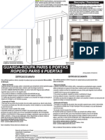 Manual de Montagem Guarda Roupa Paris 6 Portas Certo