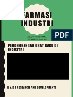 Farmasi Industri Pengembangan Obat Baru