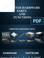 Computer Hardware Parts AND Functions