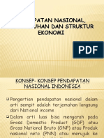 Pendapatan Nasional Dan Pertumbuhan Nasional
