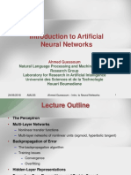 Introduction To Artificial Neural Networks