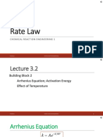 Rate Law: Chemical Reaction Engineering 1