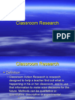 Classroom Research