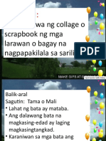 AP - Q1 - W6 - D3 - Nakagagawa NG Collage o Scrapbook NG Mga Larawan o Bagay Na Nagpapakilala Sa Sarili.