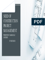 Need of Construction Project Management