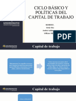 Ciclo Básico y Políticas Del Capital de Trabajo