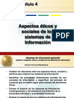 Aspectos Éticos y Sociales en Los Sistemas de Información PDF