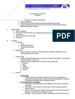 Grade 8 English 3rd Quarter Lesson Plan