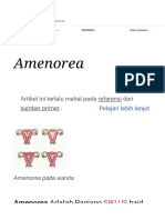Amenorea - Wikipedia Bahasa Indonesia, Ensiklopedia Bebas PDF