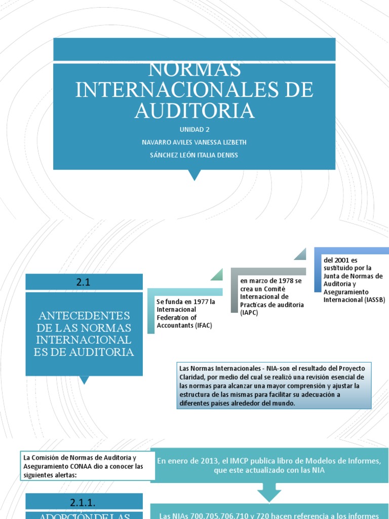 Normas Internacionales de Auditoría | PDF | Auditoría | Contralor