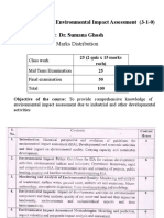 CH 582 Environmental Impact Assessment