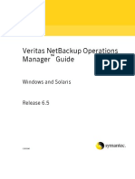 NetBackup OM Guide