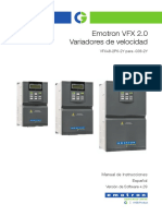 Emotron vfx2 0 2y - Instruction - 01 5666 04r1.es