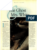 (COON Roger W) The Ghost & Mrs White (Adventist Review 1998, January 15)