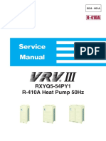 Si34-601A - VRVIII - RXYQ5-54PY1 - R-410A Heat Pump 50Hz_Service manuals_English
