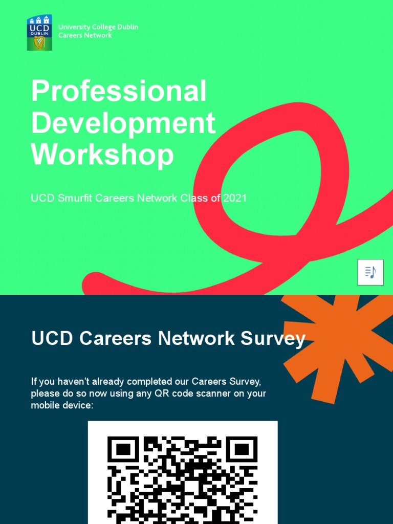 Chapter 1 PDW UCD Smurfit Careers Network PDF Business Learning
