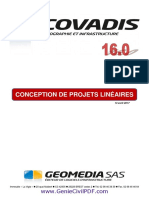 COVADIS v16 5 Projets Linéaires PDF